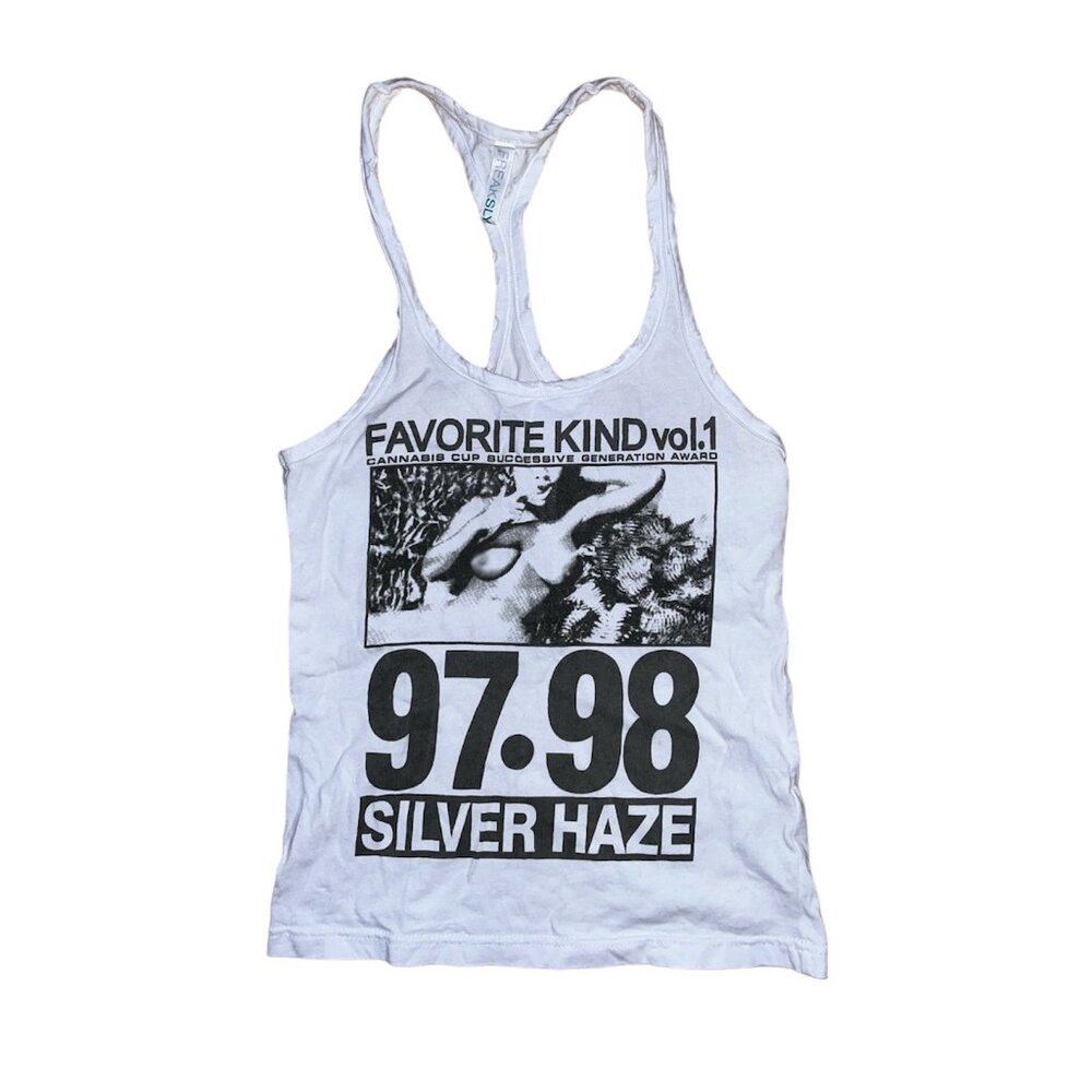 freak sly silver haze tank top